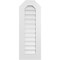 Ekena Millwork Octagonal Top Surface Mount PVC Gable Vent: Functional, w/ 3-1/2"W x 1"P Standard Frame, 14"W x 38"H GVPOT14X3801SF - alternate 1